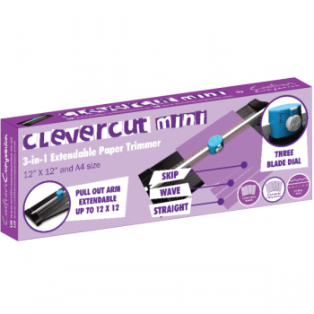 Crafters Companion Clevercut Mini 3 in 1 Extendable Paper Trimmer