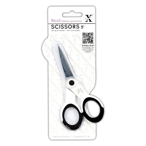 XCut Scissors with Soft Grip Handles - None Stick Blades (5 inch)