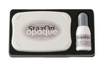 StazOn Opaque Cotton White Pad & Inker