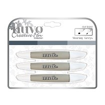 Tonic Studios® Nuvo Creative Pen Collection - Stormy Greys
