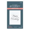 Spellbinders™ BetterPress Copperplate Everyday Sentiments Collection by Paul Antonio - Press Plate, Copperplate Happy Birthday