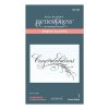 Spellbinders™ BetterPress Copperplate Everyday Sentiments Collection by Paul Antonio - Press Plate, Copperplate Congratulations