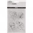Creativ Company® Clear Stamp Set - Hair Style