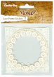 Crafts Too Ltd® Vintage Selection, Lace Frame Stickers 2pk - Round & Square