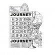 KAISERCRAFT™ Clear Stamp Collection - Vintage, Journey