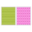 Sizzix® Textured Impressions™ Embossing Folder Set 2PK - Dots, Zig Zags & Flowers by Stephanie Barnard™