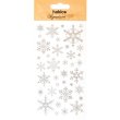Habico® Signature Range - Glitter Stickers, Snowflakes (Silver)