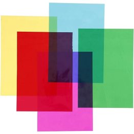 Creativ Company® A4 Colour Cellophane Sheets (100 pcs)