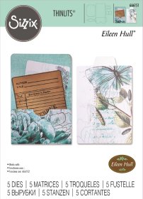 Sizzix® Thinlits™ Die Set 5PK - Library Pocket ATC Card & Tags by Eileen Hull®
