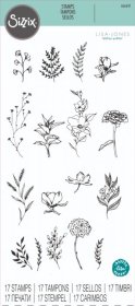 Sizzix® Clear Stamp Set 17PK - Garden Botanicals by Lisa Jones®