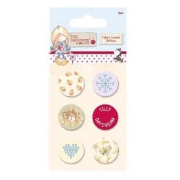 Tilly Daydream Collection - Fabric Coverd Buttons (6pcs)