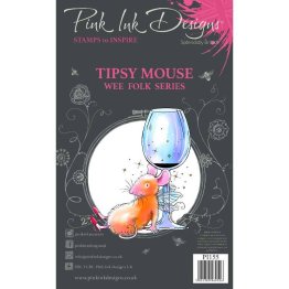 Pink Ink Designs® Clear Stamp Set - Wee Folk Series - Tipsy Mouse