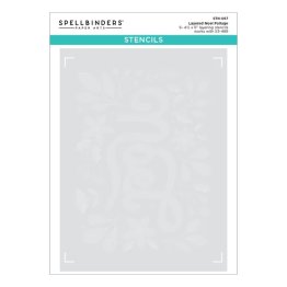 Spellbinders™ Stencil Set - Layered Christmas Collection, Layered Noel Foliage