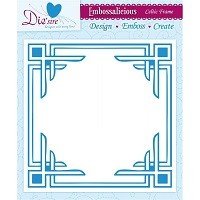 8in x 8in Embossalicious™ Embossing Folder by Crafter's Companion™ - Celtic Frame