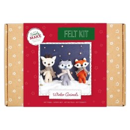 Docrafts® Simply Make Craft Kit - Winter Animals Felt Kit