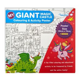 Squiggle© My Giant Colouring & Activity  Poster - Magic Castle