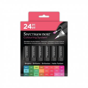 Spectrum Noir™ 24 Pen Box Set by Crafter's Companion - Brights