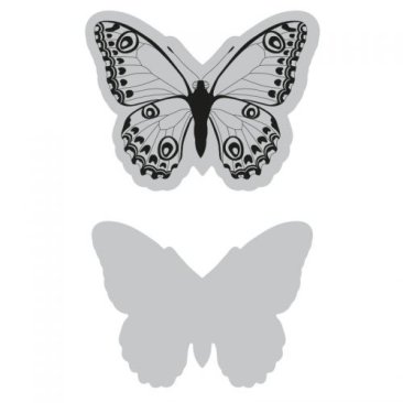 Sizzix® Framelits Die w/Stamps - Wild Butterfly