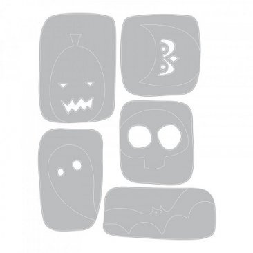 Sizzix Thinlits Die Set 5PK - Halloween Hangouts by Tim Holtz®