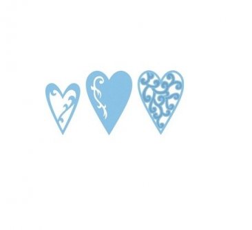 Marianne D® Creatables Die Set 3pk - Decorative Hearts