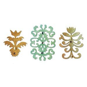 Sizzix™ Medium Sizzlits® Die Pack - Floral Insignia by Scrappy Cat™
