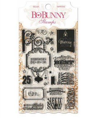Bo♥Bunny® Clear Stamps - Holiday Wishes