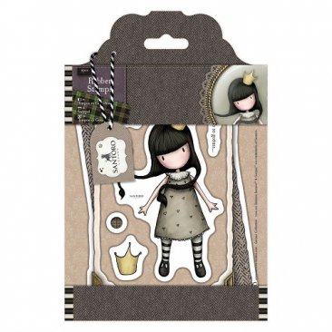 Gorjuss™ by SANTORO Rubber Stamps - Tweed Collection, My Own Universe
