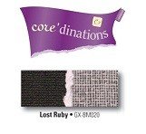 Core'dinations® Black Magic 12x12 cardstock, 20 sheets - Lost Ruby