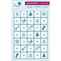 A4 Embossalicious™ Embossing Folder by Crafter's Companion™ - Christmas Patchwork