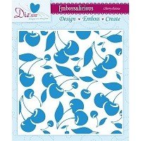 6in x 6in Embossalicious™ Embossing Folder by Crafter's Companion™ - Cherry-Licious