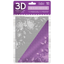 Crafter's Companion™ 3D Embossing Folder 5 x 7 - Rambling Rose