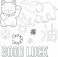 Framelits Die Set & Stamps 10PK - Good Luck by Sizzix™