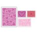 Sizzix® Textured Impressions™ Embossing Folder Set 4PK - Valentine #4 by Rachael Bright™