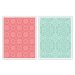 Sizzix® Textured Impressions™ Embossing Folder Set 2PK - Fleur Tile & Kaleidoscope Crescents by Dena Designs™