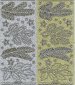 Holographic 2 sheets - Gold & Silver Holly & Pine Branches w/Stars