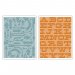 Sizzix® Texture Fades™ Embossing Folders 2PK - Arrows & Boardwalk Set by Tim Holtz
