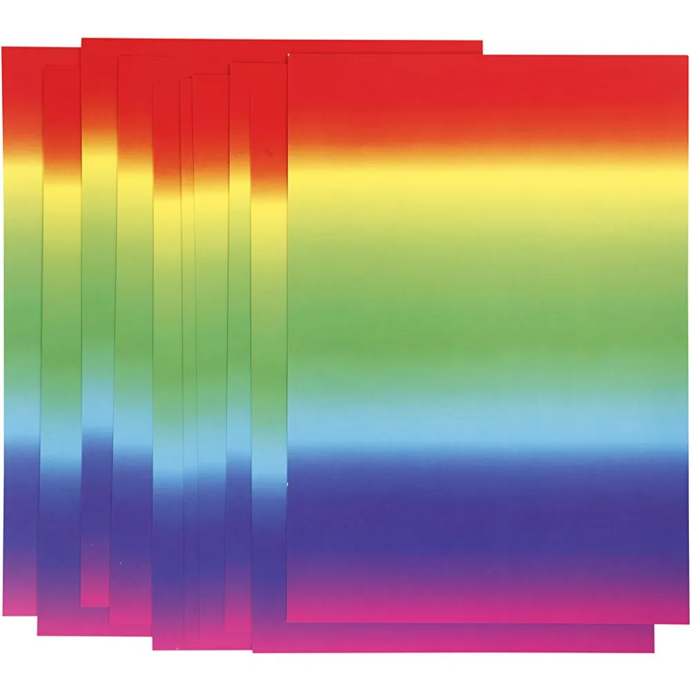 Creativ Company® Rainbow Double Sided Card ( 10 pcs)
