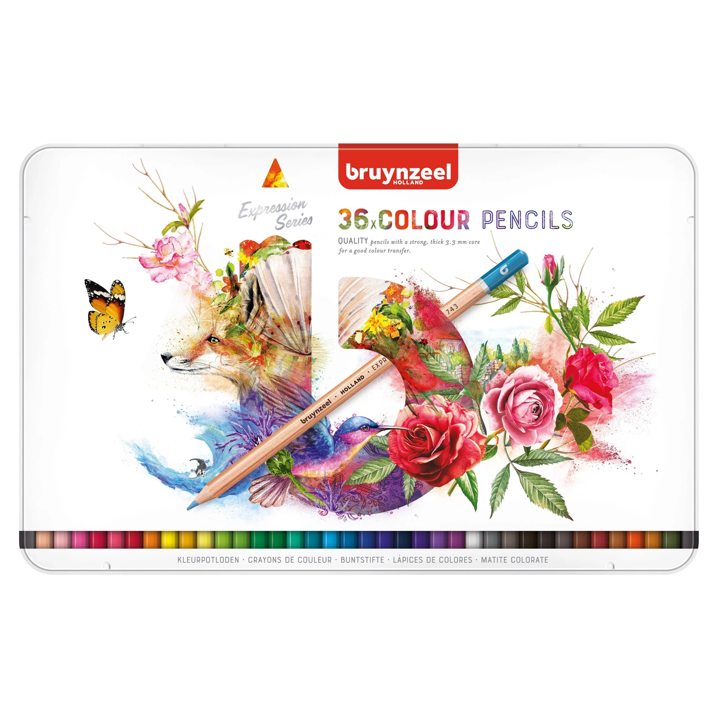Bruynzeel® Expression Series Colour Pencil Set - 36pcs