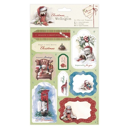 Papermania® Christmas with Wellington Collection - A5 Die-cut Toppers (2pk)