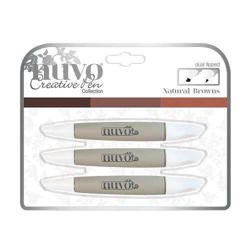 Tonic Studios® Nuvo Creative Pen Collection - Natural Browns