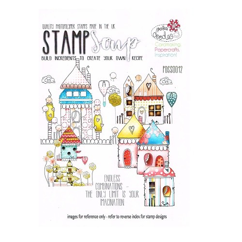 Polkadoodles® Stamp Soup DL Stamp Set - Little Kingdom