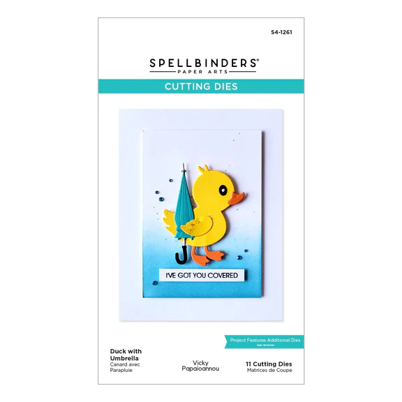 Spellbinders™ Showered with Love Collection - Duck with Umbrella