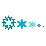 Sizzix Framelits Die Set 3PK - Snowflake by Rachael Bright