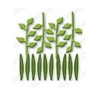 Impression Obsession Die - Leaves & Stems
