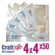 Craft UK© Ltd - 4" x 4" Cello Bags (50pk)