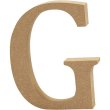 Creativ Company® MDF Wooden Symbol - Letter G