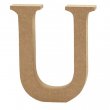 Creativ Company® MDF Wooden Symbol - Letter U
