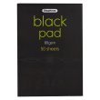 Stephens®  A4 Black Paper Pad (50 Sheets) - 80gsm