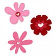 Sizzix™ Medium Sizzlits® Die Pack - Valentine Flowers Set by Scrappy Cat™