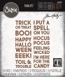 Sizzix® Thinlits™ Die Set 9PK - Bold Text Halloween by Tim Holtz®